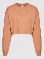Bluzki damskie - REEBOK - LONGSLEEVE CROP TOP DAMSKI - CL WDE COTTON LONGSLEEVE H49247 - miniaturka - grafika 1