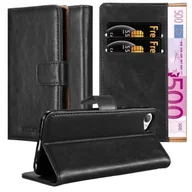 Etui i futerały do telefonów - Etui Do HTC Desire 12 w Pokrowiec CZARNY GRAFIT Magnet Obudowa Ochronny Case Cover Cadorabo - miniaturka - grafika 1