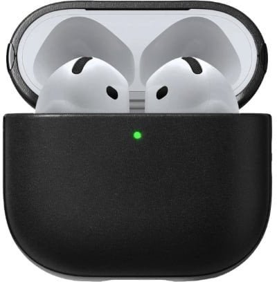 Nomad Modern Leather Case, black - Airpods 4