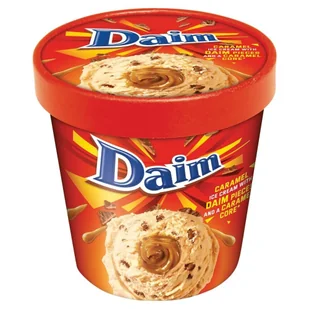 Daim Lody karmelowe z sosem karmelowym i kawałkami karmelowo-migdałowymi w czekoladzie 425 ml - Lody i desery lodowe - miniaturka - grafika 1