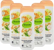 Kosmetyki kąpielowe dla dzieci - 5 x kosmetyki naturalne alverde - płyn do mycia i szampon dla dzieci (5 x 250 ml) - miniaturka - grafika 1