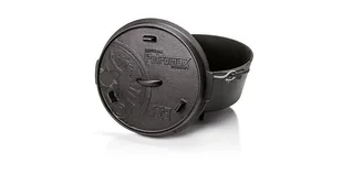 ZESTAW - Garnek żeliwny ft9 Dutch Oven 7,5 L na nóżkach - Petromax - Kociołki - miniaturka - grafika 1