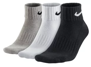 Skarpety NIKE męskie 3-pak Krótkie CUSHION QUARTER 3 kolory - Skarpetki damskie - miniaturka - grafika 1