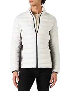 Calvin Klein Męska kurtka z logo z recyklingu, Egret, XL - Kurtki męskie - miniaturka - grafika 1