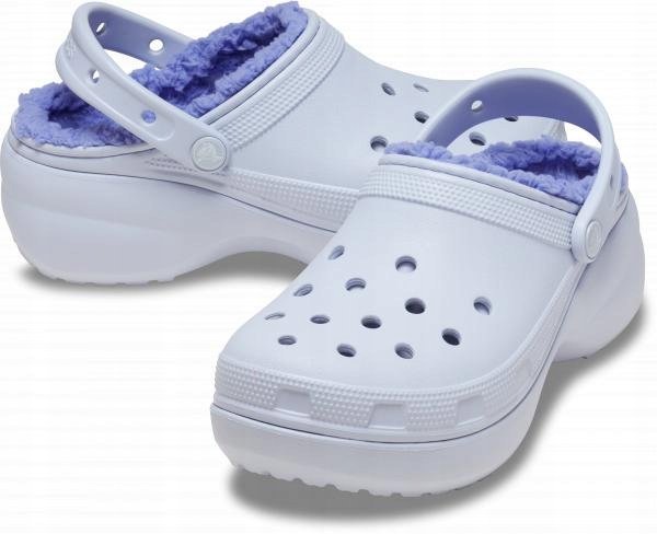 Damskie Ocieplane Buty Platforma Crocs Classic Lined 207938 Clog 42-43