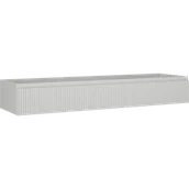 Szafki łazienkowe - Mexen Rivel szafka łazienkowa podumywalkowa 160 cm, 1 szuflada, ryflowana , szara mat - 91A20-16023-1-BF62 - miniaturka - grafika 1