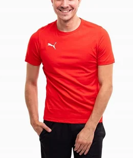 Puma Koszulka Męska Bawełniana T-shirt Czerwona Teamgoal R.s - Koszulki męskie - miniaturka - grafika 1