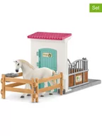 Zabawki kreatywne - Schleich 21-częściowy zestaw "Horse box" - 5+ - miniaturka - grafika 1