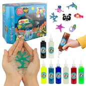 Masy plastyczne - Tuban Tubi Jelly 8 Kolorów + Akwarium Zestaw Piraci 3D - miniaturka - grafika 1