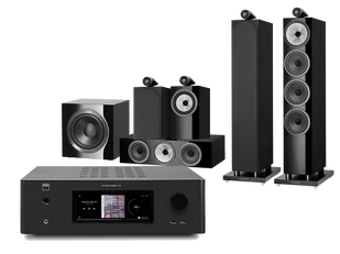 Kino domowe NAD T 778 (czarny) + 702 S3 + 705 S3 + HTM71 S3 + DB4S (czarny) - Kino domowe - miniaturka - grafika 1