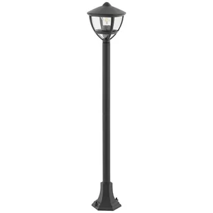 Lampa zewnętrzna stojąca słupek ogrodowy nowoczesny czarny Nowodvorski AMELIA - Lampy ogrodowe - miniaturka - grafika 1