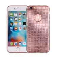 Etui i futerały do telefonów - NoName Etui Carbon Fiber iPhone 8 Plus różowo- złoty /rosegold - miniaturka - grafika 1