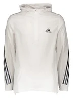 Kurtki i kamizelki sportowe męskie - adidas Kurtka w kolorze białym do biegania - miniaturka - grafika 1