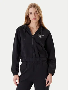 Guess Bluza V5RQ20 KC3D2 Czarny Regular Fit - Bluzy damskie - miniaturka - grafika 1