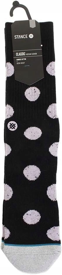 Skarpety męskie STANCE CLASSIC NORD Czarne, roz. L (43-46), czarne w kropki