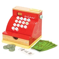 Zabawy w naśladowanie dorosłych - Kasa sklepowa dla dzieci drewniana retro Le Toy Van - miniaturka - grafika 1