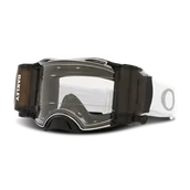 Gogle i okulary motocyklowe - Gogle Cross Oakley Airbrake M Roll Off Złamany Biały - miniaturka - grafika 1