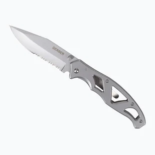 Nóż turystyczny Gerber Paraframe II Folder Serrated silver - Noże - miniaturka - grafika 1