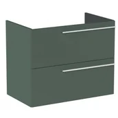 Szafki łazienkowe - ROCA A857770534 ELLA Szafka podumywalkowa 80 cm z 2 szufladami, do kompletacji z blatem Zielony mat - miniaturka - grafika 1