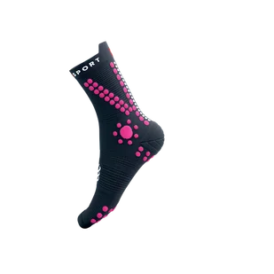 COMPRESSPORT Skarpetki do biegania trailowe ProRacing Socks V4 Trail magent/magenta - Skarpetki sportowe męskie - miniaturka - grafika 9