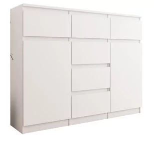 Komoda Mobene S62D, 98 cm, biały - Komody - miniaturka - grafika 1