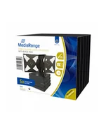 Pudełka i akcesoria na płyty CD - Media Range CD/DVD Futerał 4x - 5 sztuk - BOX34-4 - miniaturka - grafika 1