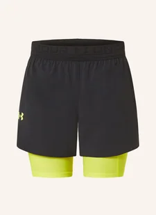 Under Armour Szorty Do Biegania 2 W 1 Ua Vanish Elite schwarz - Spodenki damskie - miniaturka - grafika 1