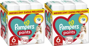 Pampers Pieluchomajtki 6, 14-19 kg, 132 szt. x2 - Pieluchy - miniaturka - grafika 1