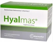 Przeciwbólowe - TRB CHEMEDICA POLAND SP. Z O.O. Hyalmas proszek z kwasem hialuronowym 200 mg i witaminą C 15 saszetek 4107651 - miniaturka - grafika 1