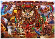 Puzzle - Bluebird Puzzle 1000 elementów. Totem pełen zwierząt, Ciro Marchetti - miniaturka - grafika 1