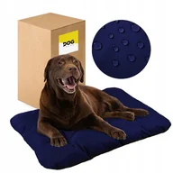 Legowiska dla psów - Wodoodporne Legowisko Dla Psa 100X70 Cm Duże Posłanie Xl -  Granatowy - miniaturka - grafika 1