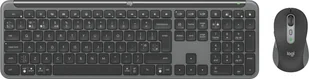 Logitech MK950 Signature for Business klawiatura Dołączona myszka Biuro RF Wireless + Bluetooth QWERTY British English Grafitowy 920-012511 - Zestawy myszka + klawiatura - miniaturka - grafika 1