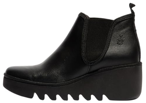 Fly London Damskie botki BYNE349FLY, czarne, 8 UK, Czarny, 41 EU