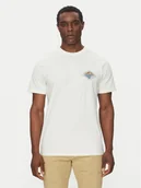 Koszulki męskie - Quiksilver T-Shirt EQYZT08038 Écru Regular Fit - miniaturka - grafika 1