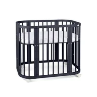 Łóżeczka i kojce - Waldin łóżeczko 5w1 z materacem Grafit - miniaturka - grafika 1