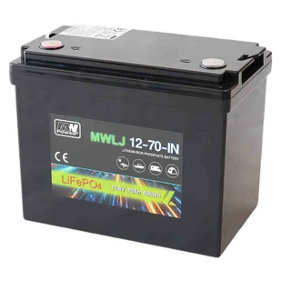 Akumulator MWLJ LiFePO4 12.8V 70Ah 896Wh IN (12-70-IN) - Akumulatory ogólnego zastosowania - miniaturka - grafika 1