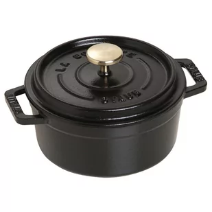 Staub Cocotte 12 cm Czarny 40509-471-0 - Garnki - miniaturka - grafika 1