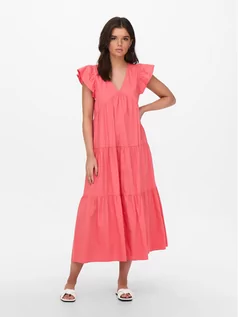 Sukienki - Only Sukienka letnia Lindsey 15256487 Różowy Regular Fit - grafika 1