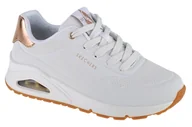 Moda i Uroda OUTLET - Skechers Uno-Golden Air 177094-Wht, Damskie, Buty Sneakers, Biały - miniaturka - grafika 1