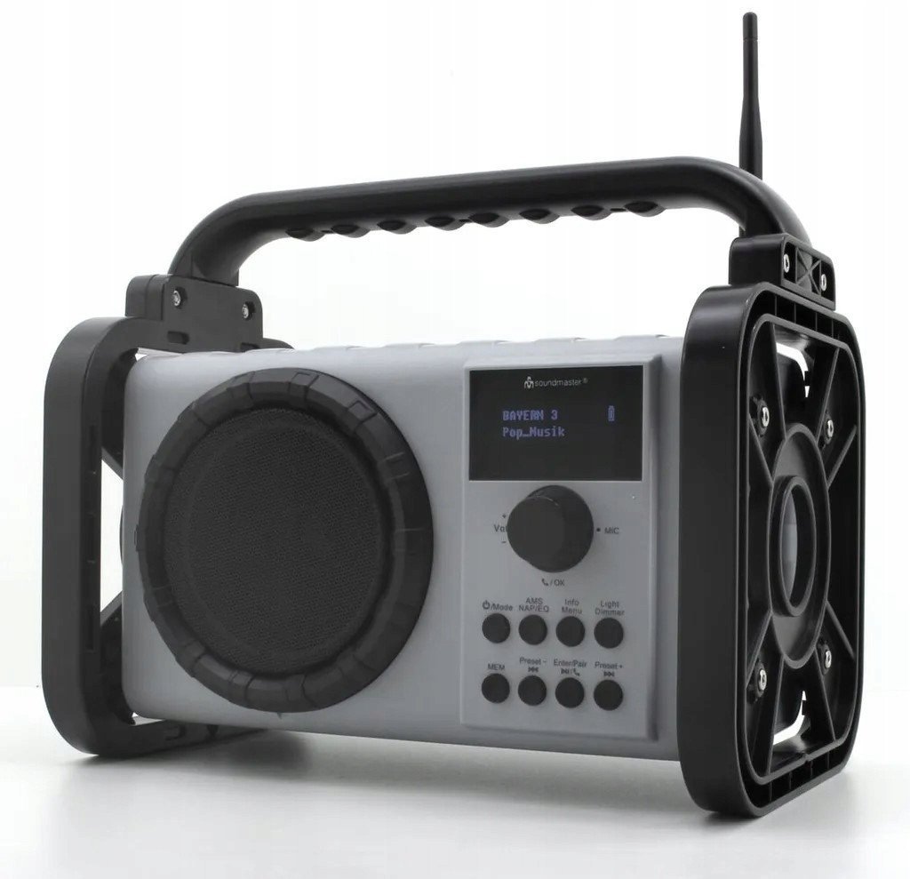 SOUNDMASTER DAB80SG DAB+ / FM-RDS, BT 5.0, AKU Li-Ion, 5W
