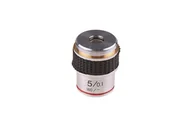 Mikroskopy i lupy - Opticon Obiektyw do mikroskopu 5x (20mm) (OPT-38-018277) G 20mm - miniaturka - grafika 1