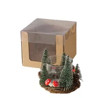 Świeczniki - Świąteczny świecznik stroik FAIRYTALE, wys. 13,9 cm - miniaturka - grafika 1