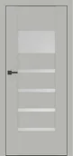 Drzwi wewnętrzne - Dre Drzwi Wewnętrzne Z Szybą Reva 2 Okleina Jasna Szara Mat - miniaturka - grafika 1