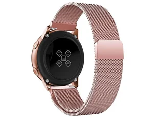 Samsung Alogy Bransoleta Milanese pasek Alogy do Gear S3 Watch 46mm różowa uniwersalny - Akcesoria do smartwatchy - miniaturka - grafika 1