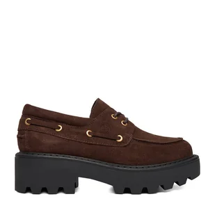 Loafersy Badura EO-AZALEA-8126-25 Brązowy - Półbuty damskie - miniaturka - grafika 1