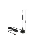 Anteny Wi Fi - Delock Antena DAB-Antenne SMB F 0dBi Standfu starr schwarz 12412 - miniaturka - grafika 1