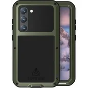 Etui i futerały do telefonów - LOVE MEI Etui Pancerne + szkło Powerful do Galaxy S23, zielone - miniaturka - grafika 1