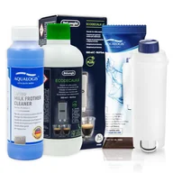 Akcesoria i części do ekspresów do kawy - Zestaw Delonghi Aqualogis AL-S002, Odkamieniacz EcoDecalk 500ml, Latteo 250ml - miniaturka - grafika 1