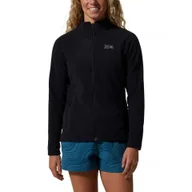 Bluzy narciarskie - Damska bluza polarowa Mountain Hardwear Polartec Microfleece z pełnym zamkiem bł - miniaturka - grafika 1