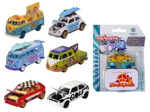 Volkswagen Deluxe Cars mix - Majorette - Samochody i pojazdy dla dzieci - miniaturka - grafika 1